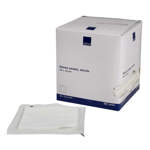 MULLKOMPRESSEN 10x10 cm steril 8lagig