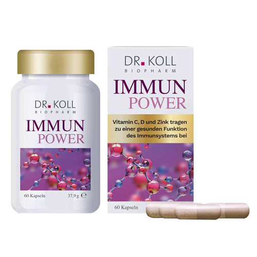 IMMUN POWER Dr.Koll Vitamin C+Vitamin D+Zink Kaps.