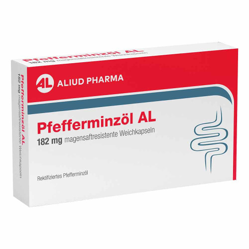 PFEFFERMINZ&Ouml;L AL 182 mg magensaftres.Weichkapseln