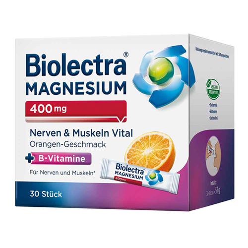 BIOLECTRA Magnesium 400 mg Nerven & Muskeln Vital