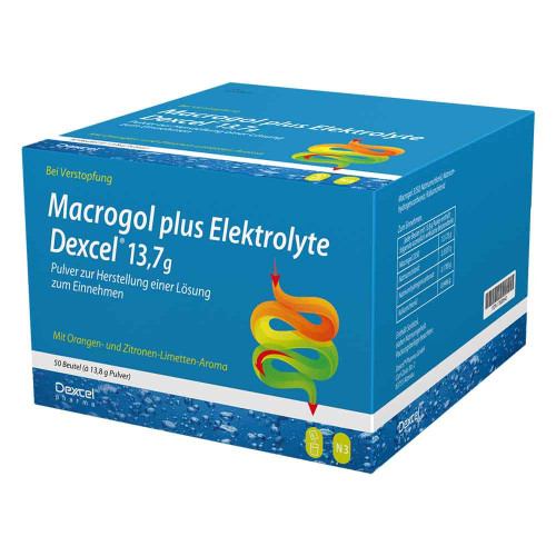 MACROGOL plus Elektrolyte Dexcel 13,7 g PLE