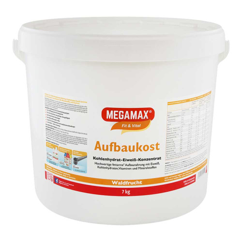 MEGAMAX Aufbaukost Waldfrucht Pulver