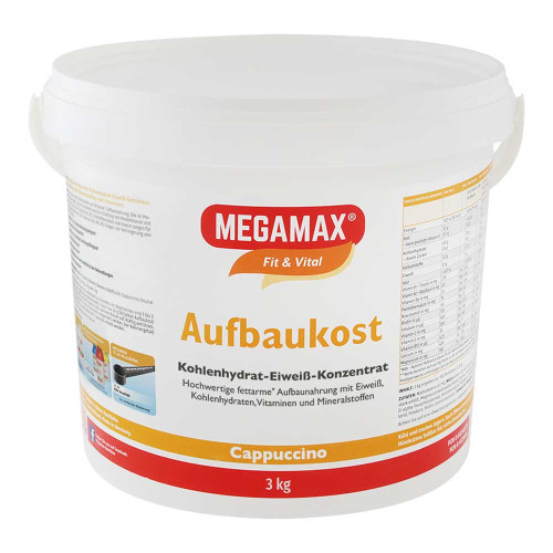 MEGAMAX Aufbaukost Cappuccino Pulver