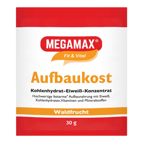 MEGAMAX Aufbaukost Waldfrucht Pulver