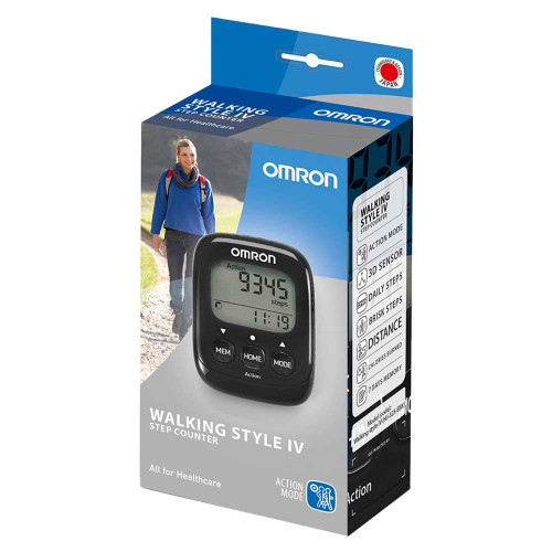 OMRON Walking Style IV Schrittz&auml;hler schwarz