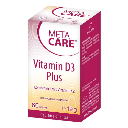 META-CARE Vitamin D3 Plus 10.000 I.E + 80 &mu;g K2