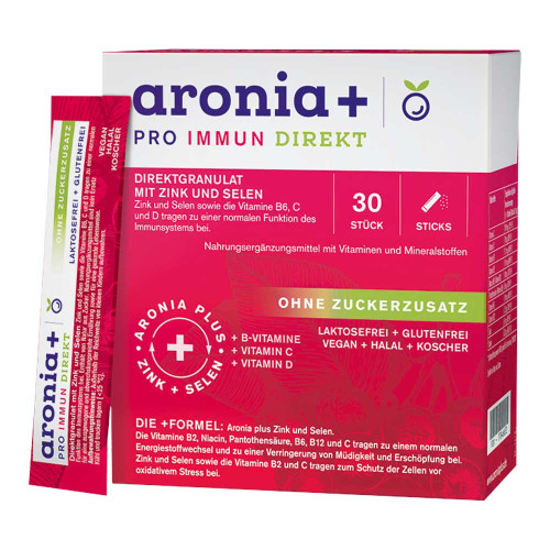 ARONIA+ PRO IMMUN direkt Granulat Sticks