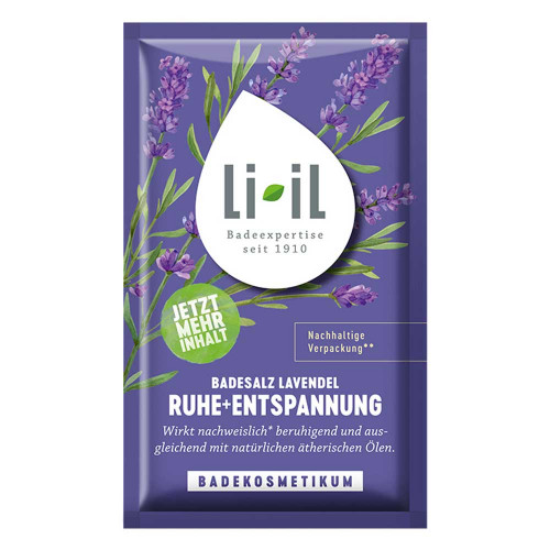 LI-IL Badesalz Lavendel Ruhe+Entspannung