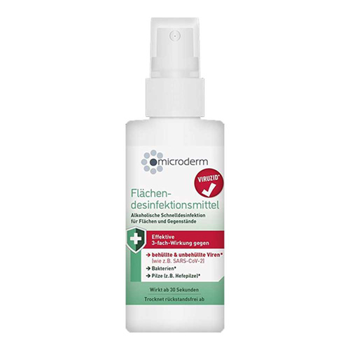FL&Auml;CHENDESINFEKTION fl&uuml;ss.microderm m.Spr&uuml;hkopf