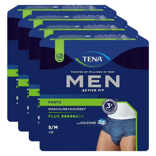 TENA MEN Act.Fit Inkontinenz Pants plus S/M blau