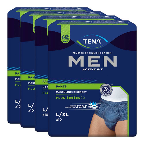 TENA MEN Act.Fit Inkontinenz Pants plus L/XL blau