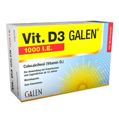 VIT. D3 GALEN 1000 I.E. Weichkapseln
