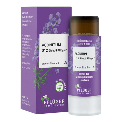 ACONITUM D 12 Globuli Pfl&uuml;ger Dosierspender