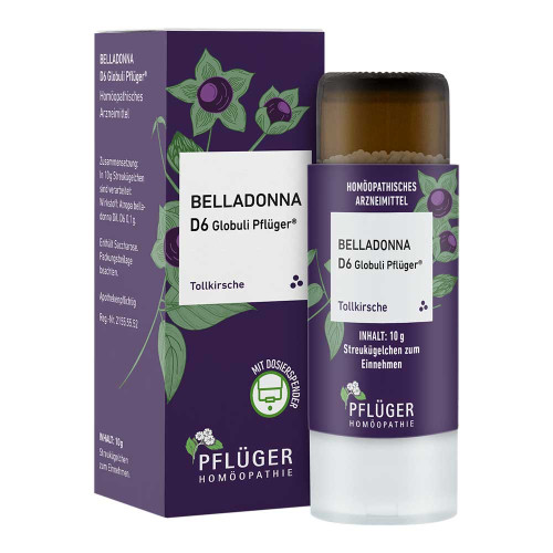BELLADONNA D 6 Globuli Pfl&uuml;ger Dosierspender