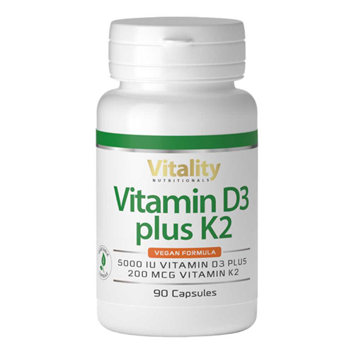 VITAMIN D3 5000 I.E. plus K2 200 &mu;g Kapseln