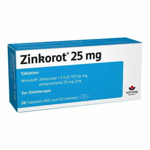 ZINKOROT 25 mg Tabletten