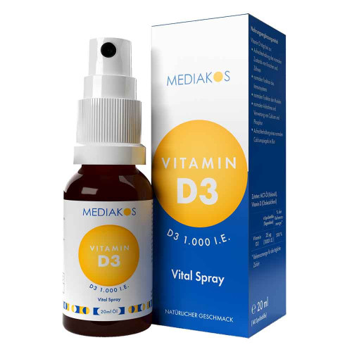 VITAMIN D3 1000 I.E. Mediakos Vital Spray