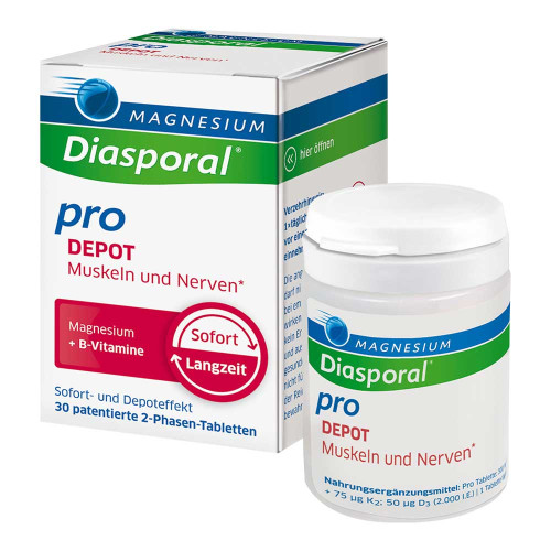 MAGNESIUM DIASPORAL pro+B-Vit.DEPOT Musk.+Nerv.Tab