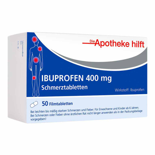 IBUPROFEN 400 mg Die Apotheke hilft Filmtabletten