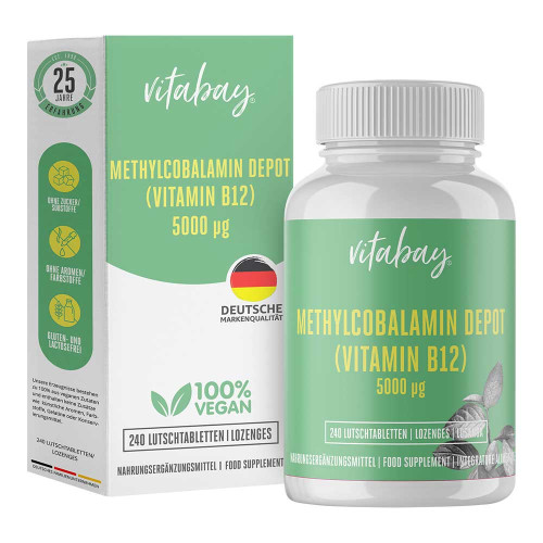 VITAMIN B12 DEPOT 5000 &mu;g Methylcobalam.vegan Lut.