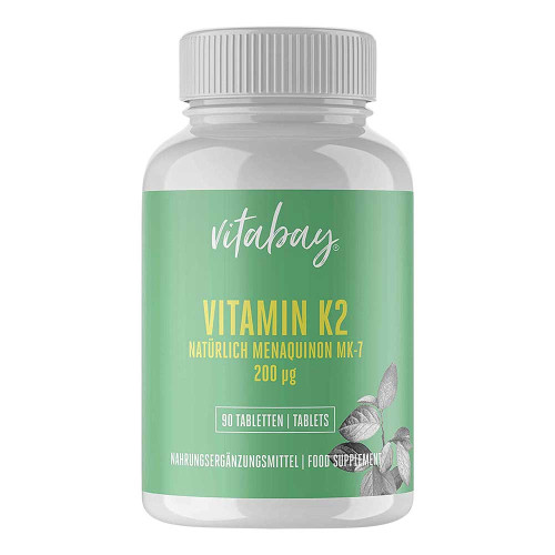 VITAMIN K2 200 &mu;g MK-7 vegan hochdosiert Tabletten