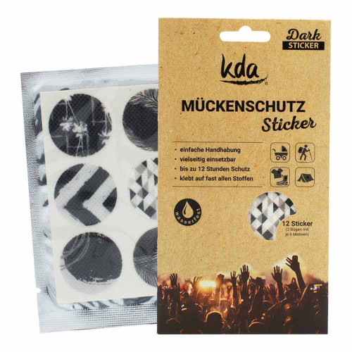 M&Uuml;CKENSCHUTZ Sticker dark-Edition KDA