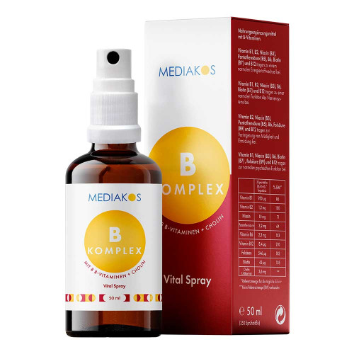VITAMIN B KOMPLEX Mediakos Vital Spray vegan