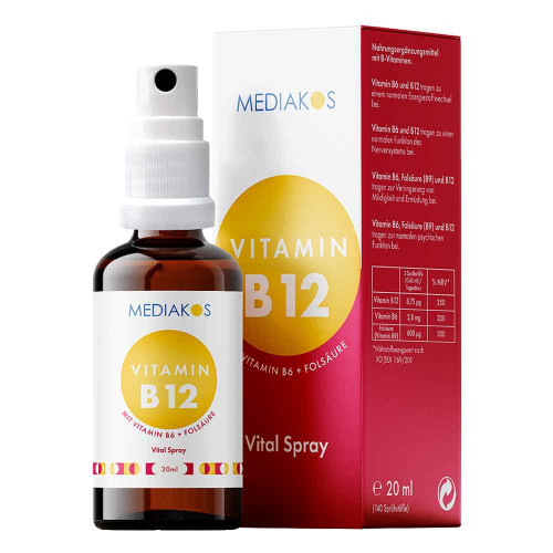 VITAMIN B12+B6+Fols&auml;ure Mediakos Vital Spray