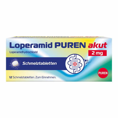 LOPERAMID PUREN akut 2 mg Schmelztabletten