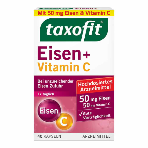 TAXOFIT Eisen+Vitamin C Kapseln