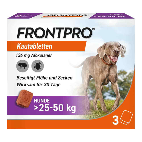 FRONTPRO 136 mg Kautabletten f.Hunde >25-50 kg