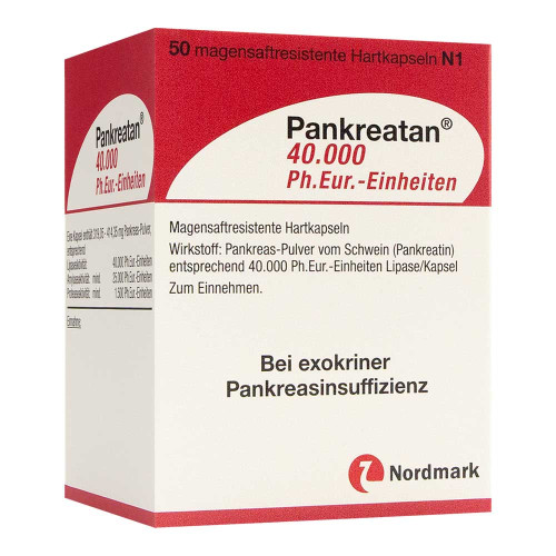 PANKREATAN 40.000 Ph.Eur.-Einheiten msr.Hartkaps.