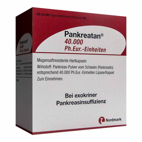 PANKREATAN 40.000 Ph.Eur.-Einheiten msr.Hartkaps.