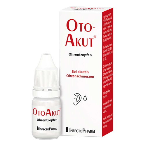 OTOAKUT 50 mg/g + 10 mg/g Ohrentropfen L&ouml;sung