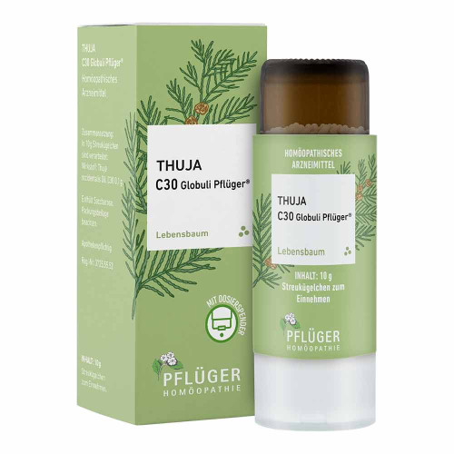 THUJA C 30 Globuli Pfl&uuml;ger Dosierspender