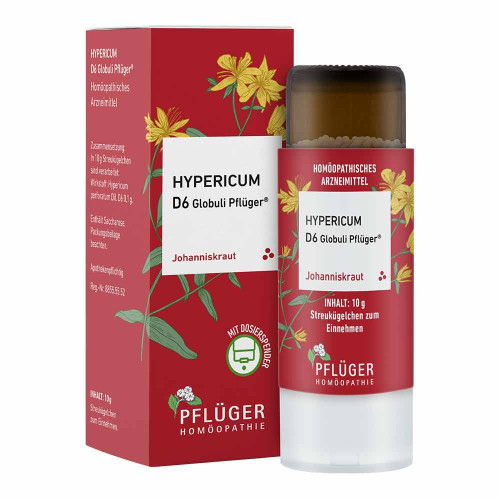 HYPERICUM D 6 Globuli Pfl&uuml;ger Dosierspender