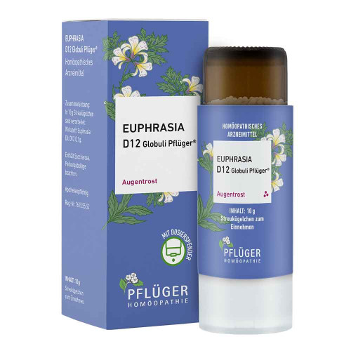 EUPHRASIA D 12 Globuli Pfl&uuml;ger Dosierspender