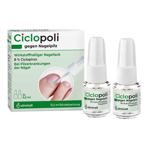 CICLOPOLI gegen Nagelpilz wirkstoffhalt.Nagellack