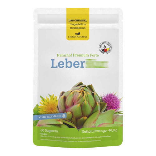 NATURHOF Leberkur Premium Forte Kapseln