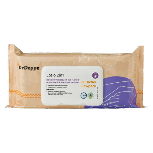 DRDEPPE Lotio 2in1 Hand-u.Oberfl.Desinf.T&uuml;cher