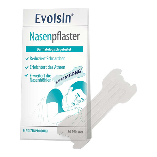 EVOLSIN Nasenpflaster extra stark transparent