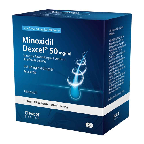 MINOXIDIL Dexcel 50 mg/ml Spray z.Anw.a.d.Kopfhaut