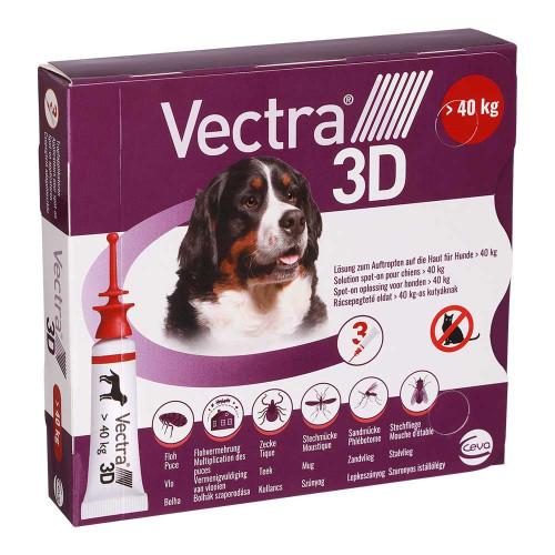 VECTRA 3D Lsg.z.Auftro.a.d.Haut f.Hunde &uuml;ber 40 kg