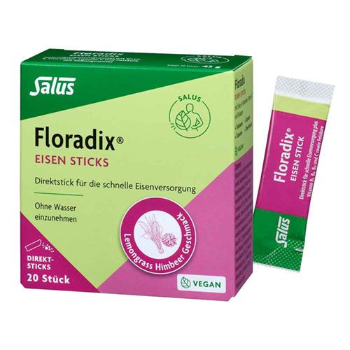FLORADIX Eisen Sticks Pulver Salus