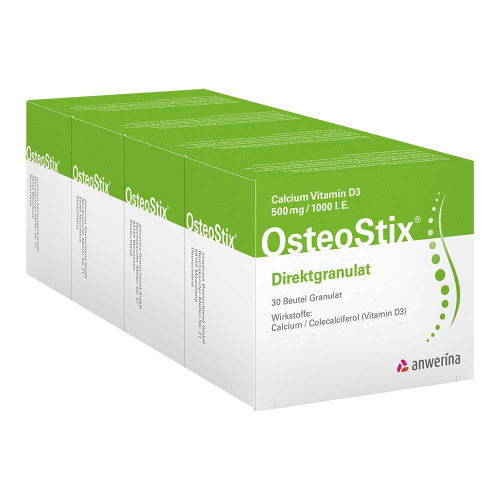 CALCIUM VITAMIN D3 500mg/1000IE OsteoStix Direktgr