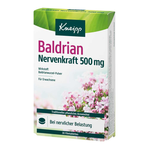 KNEIPP Baldrian Nervenkraft 500 mg Filmtabletten