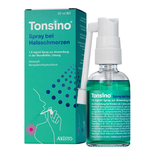 TONSINO Spray b.Hals.1,5mg/ml Spr.z.Anw.i.d.Mundh&ouml;