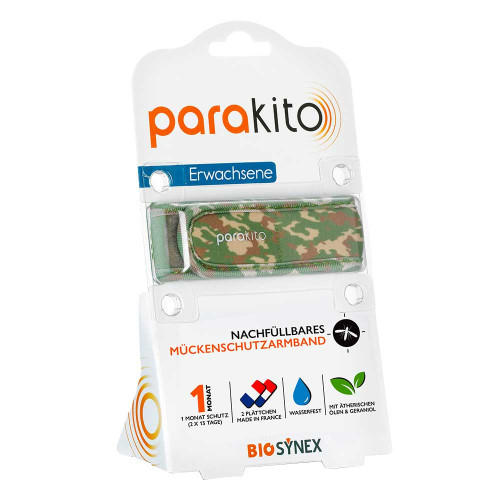 PARA KITO M&uuml;ckenschutz Armband Erw.camouflage