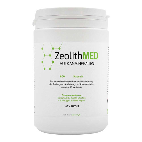 Zeolith Med Kapseln Kunststoffdose