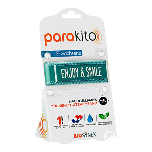 PARA KITO M&uuml;ckenschutz Armband Erw.blau